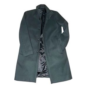 Theory small mens emerald green peacoat BEAUTY!